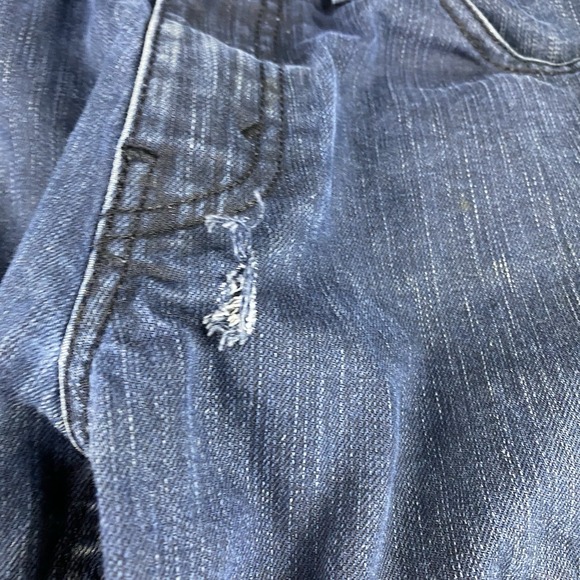 Levis 511 Slim Fit Jeans Mens 32x32 Blue Dark Wash Low Rise - Picture 7 of 16